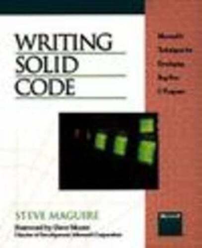 Writing Clean Code by Steve Maguire: Used