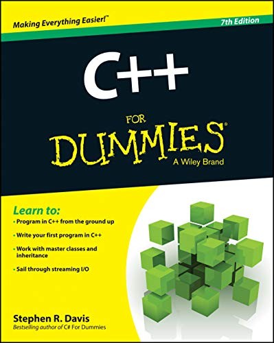 C++ FOR DUMMIES (FOR DUMMIES (COMPUTERS)) By Stephen R. Davis **BRAND NEW**
