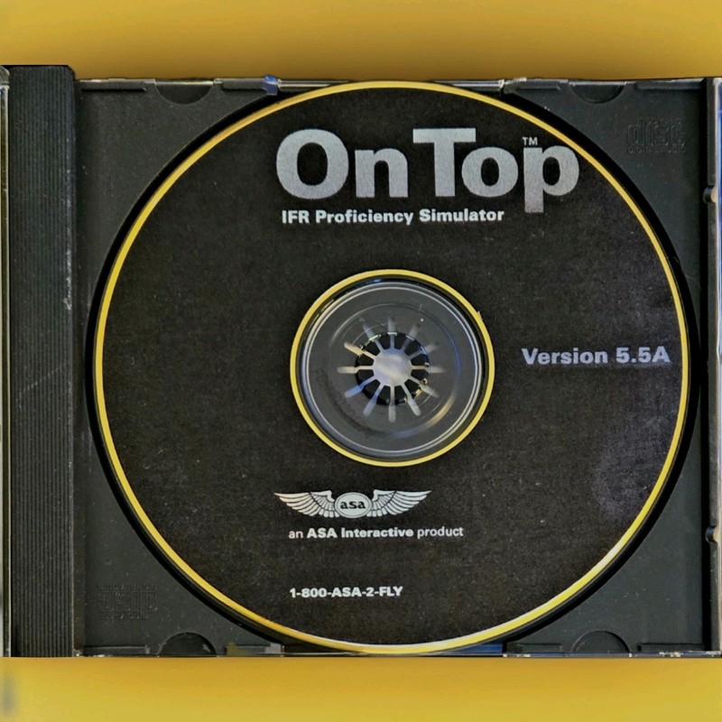 OnTop IFR Proficiency Simulator Disc Ver 5.5A ASA Interactive Product Aviation