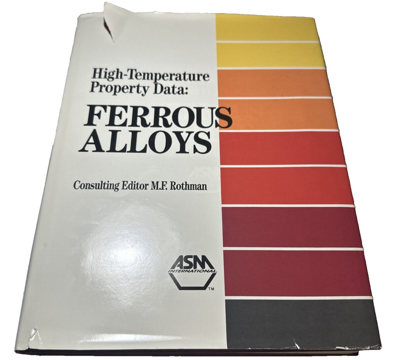Ferrous Alloys High Temperature Property Data ASM International Rothman 1989