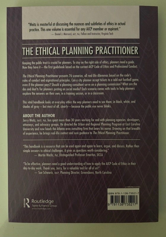 The Ethical Planning Practitioner By Jerry Weitz English BRAND NEW gallery