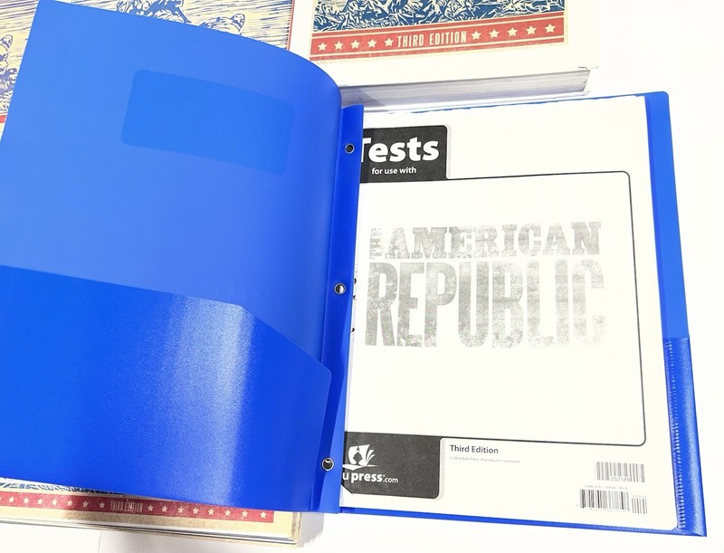 BJU American Republic 3rd edition complete set activities tests key teacher ed gallery