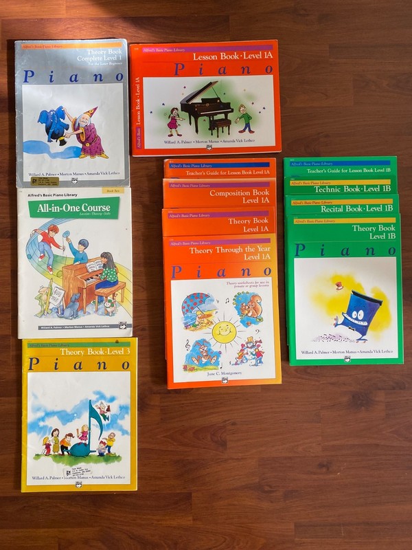 Alfred's Basic Piano Library Set 18 Theory Recital Lesson Composition Prep Cours gallery