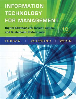 Information Technology for Management: Digital Strategies for Insight,…