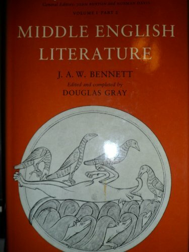 Middle English Literature (Oxford History of En… by Bennett, J. A. W. Hardback