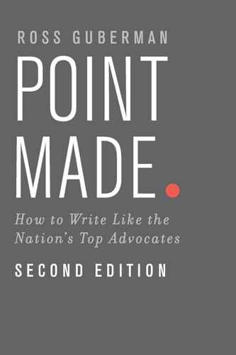 Point Made: How to Write Like the – Paperback, by Guberman Ross – Very Good z