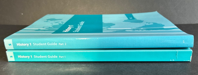 K12 History 1 Student Guide Part 1 & 2 Paperback Home Schooling Tutoring 23102-3 gallery