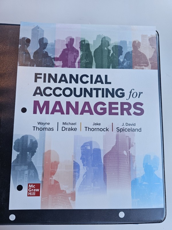Financial Accounting For Managers Loose Leaf Binder Thomas Drake McGraw Hill