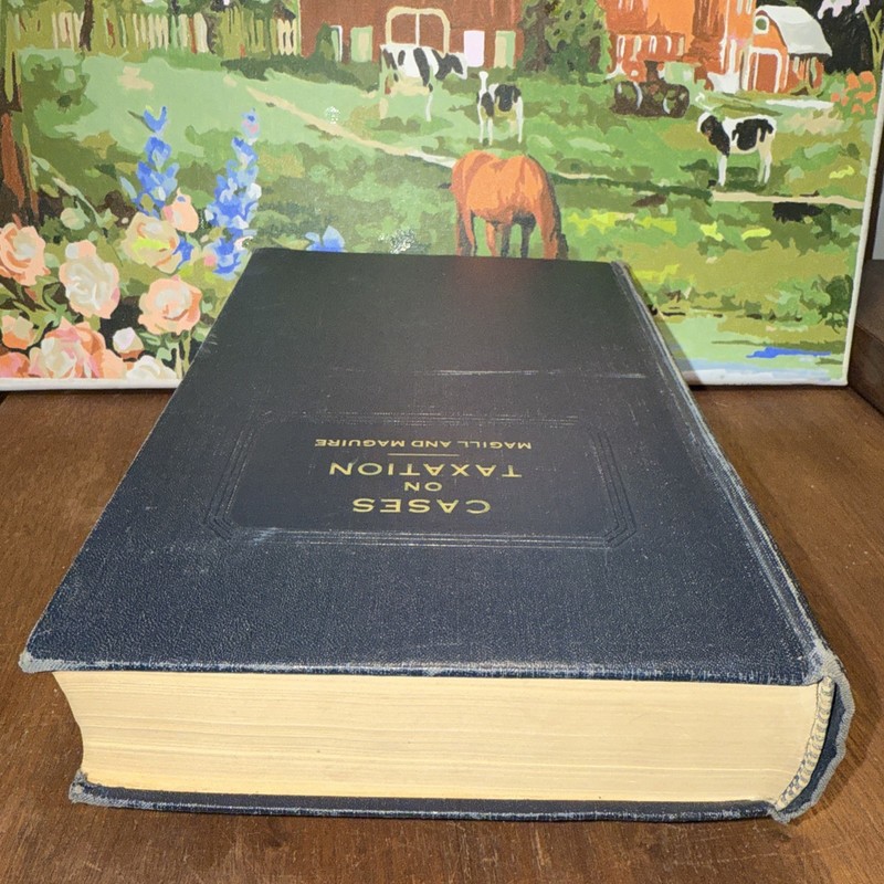 Vintage Book University Casebook Series Cases On Taxation Fourth Edition 1947 gallery
