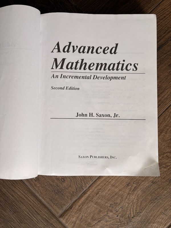 Saxon Advanced Mathematics: An Incremental Development, 2nd Edition gallery