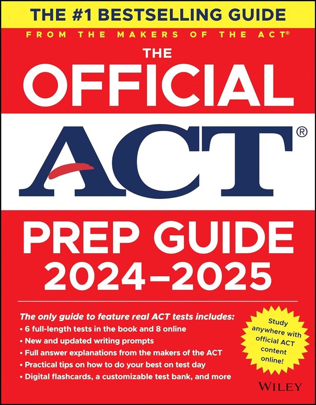 The Official ACT Prep Guide 2024-2025: Book by ACT