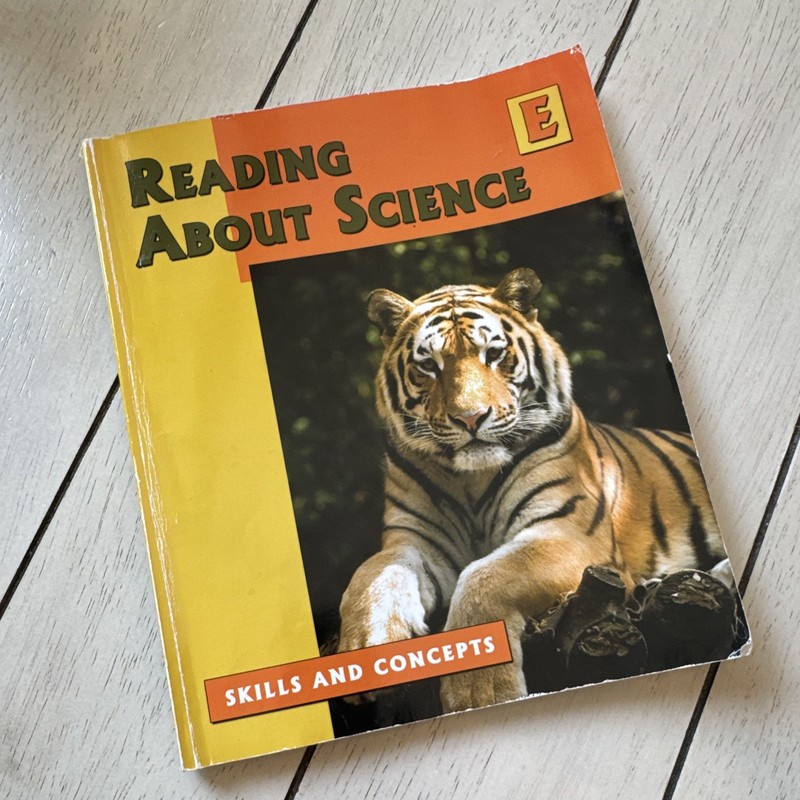 Reading About Science Skills and Concepts Paperback Book, Elementary Beginner