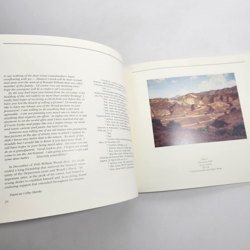In Praise of Nature Landscapes of William Wendt Exhibition Catalogue 1989 PB gallery