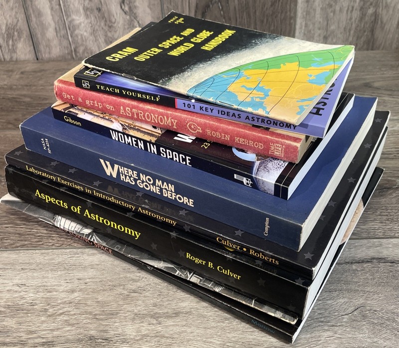 NASA Space History & Astronomy Lot 9 Books – Apollo NASA SP-4214 Culver Textbook