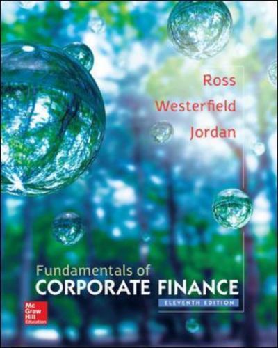 Fundamentals of Corporate Finance by Bradford D. Jordan, Randolph W. Westerfield