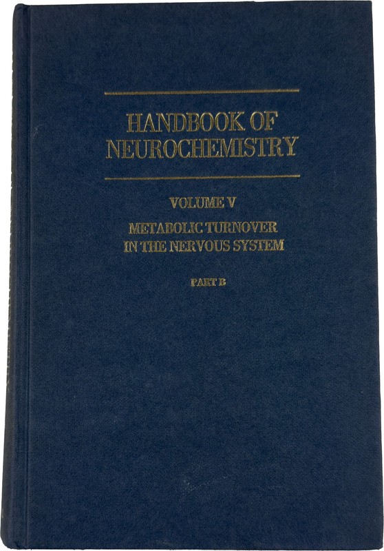 1971 Handbook of Neurochemistry Vol V Metabolic Turnover Part B HC gallery