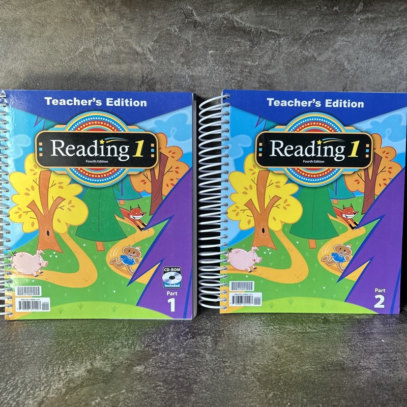 BJU Press Reading 1 Teacher’s Edition 1st Grade 4th Edition CD Part 1 & 2