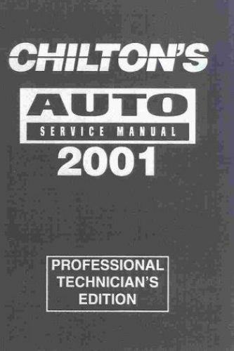 Automotive Service Manual-Domestic Cars 1997-01 – Annual Edition (Chilton Servi