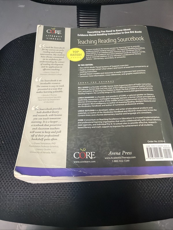 Teaching Reading Sourcebook CORE Literacy 3rd Edition Honig Diamond Good gallery