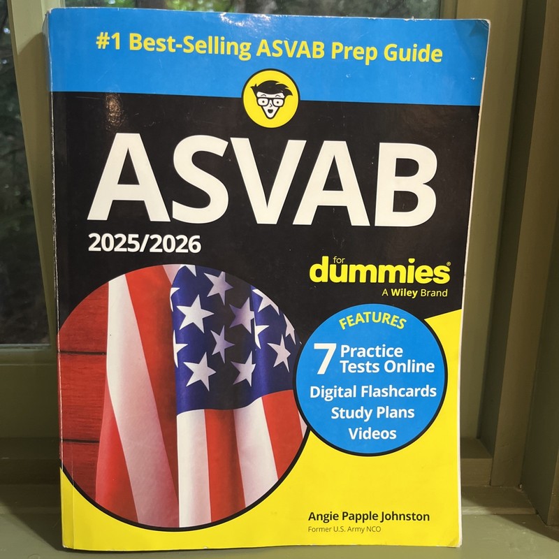 2025-2026 ASVAB For Dummies: Book Practice Tests Wiley Brand Prep Guide