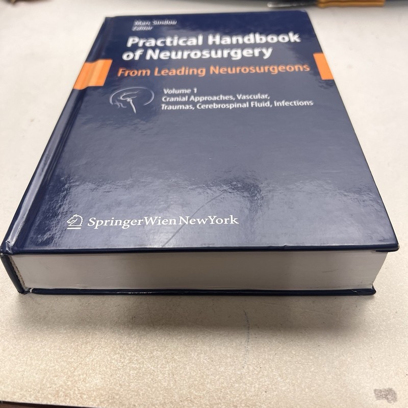 Practical Handbook Of Neurosurgery, Volume 1 Hardcover Sindou, *Read**