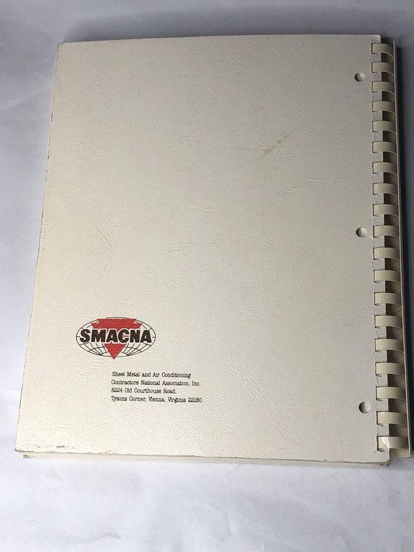 HVAC SYSTEMS Testing, Adjusting & Balancing by SMACNA 1983 First Ed. paperback gallery