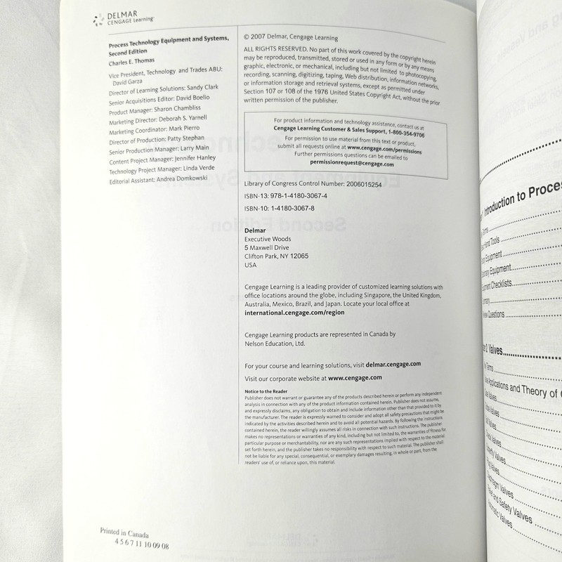 Process Technology Equipment And Systems Charles E. Thomas 2nd Edition VG gallery