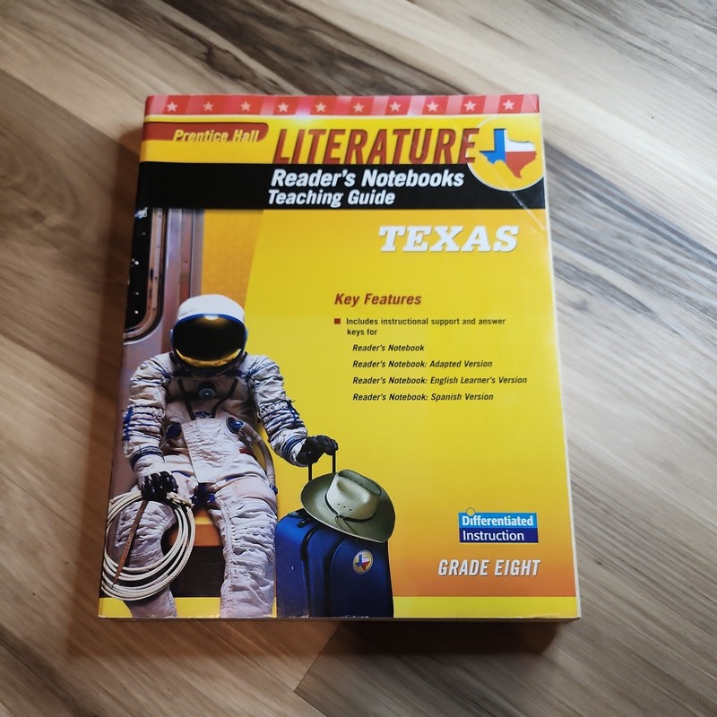 Prentice Hall: Literature Reader's Notebook TEACHING GUIDE, TX Grade 8, Pearson