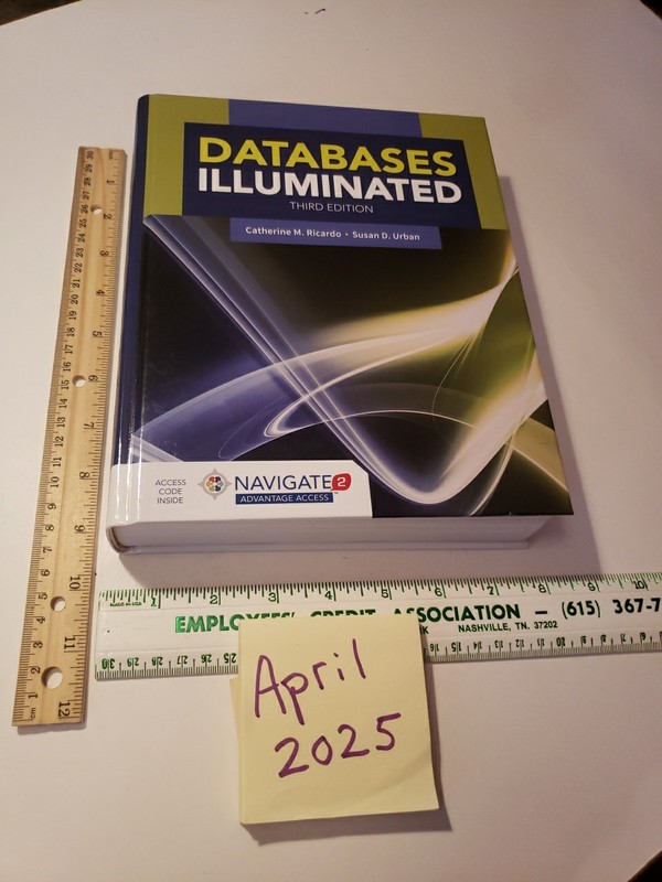 Databases Illuminated by Ricardo, Catherine M., Urban, Susan D. Third 3rd Ed. HC