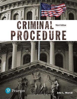 Criminal Procedure (Justice Series) (The Justice Series) by Worrall, John