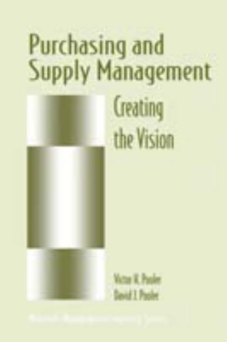 Chapman and Hall Materials Management/Logistics Ser.: Purchasing and Supply…
