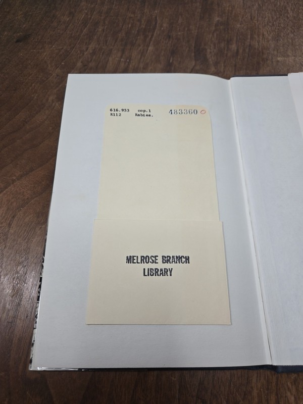 RABIES: THE FACTS, By Colin Kaplan - Hardcover Ex-library Book 1977 gallery