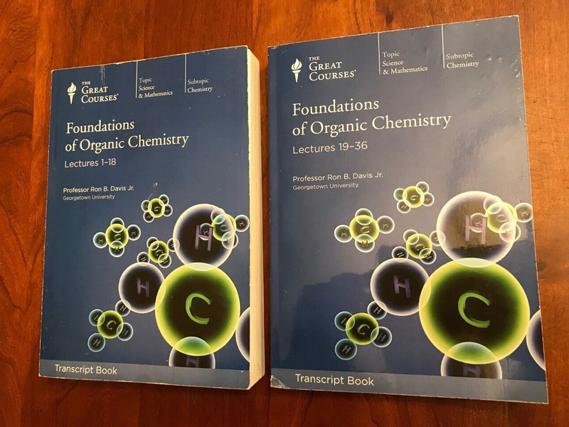 Foundations of Organic Chemistry -Transcript Books for Lectures 1-36, Books only