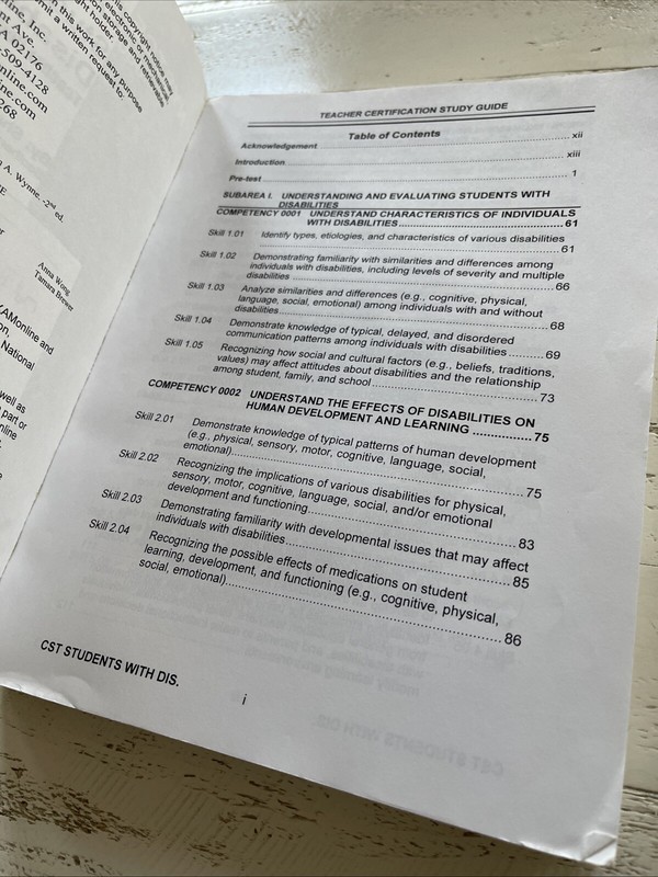 NYSTCE CST Students with Disabilities 060 Study Guide by XAMonline Paperback gallery