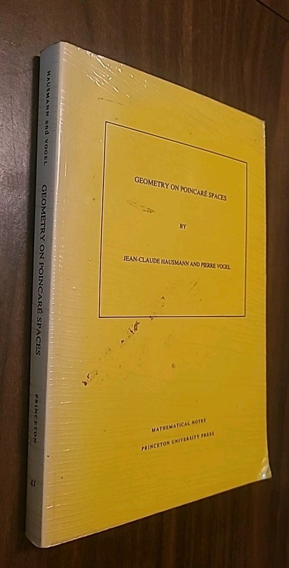 Mathematical Notes Ser.: Geometry on Poincare Spaces by J. C. Hausmann and P….