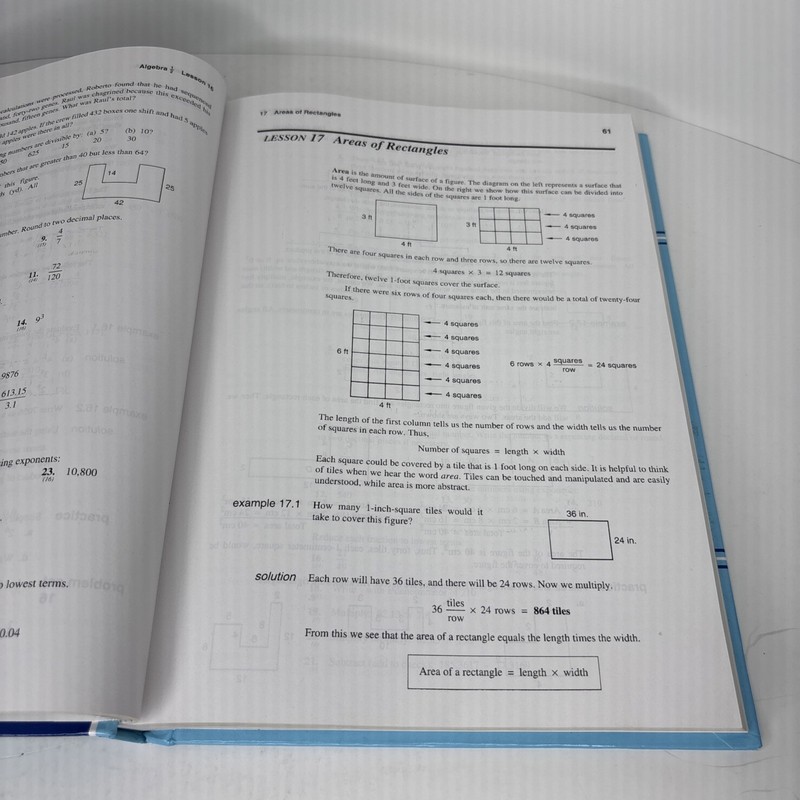 Saxon Algebra 1/2 Textbook Third Edition Math, plus Homeschool Packet- Good gallery