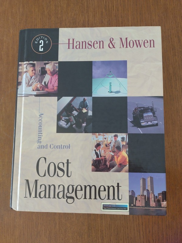 Cost Management By Hansen & Mowen