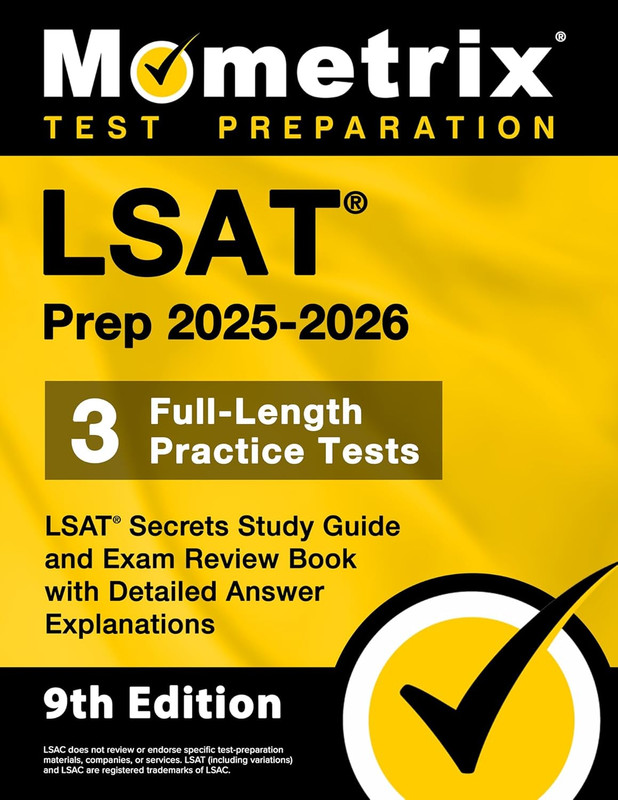 LSAT Prep – Full-Length Practice Tests, LSAT Secrets Study Guide and Exam Review