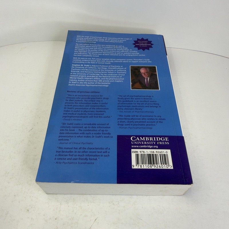 Prescriber's Guide Stahl's Essential Psychopharmacology 7th Ed. Paperback gallery