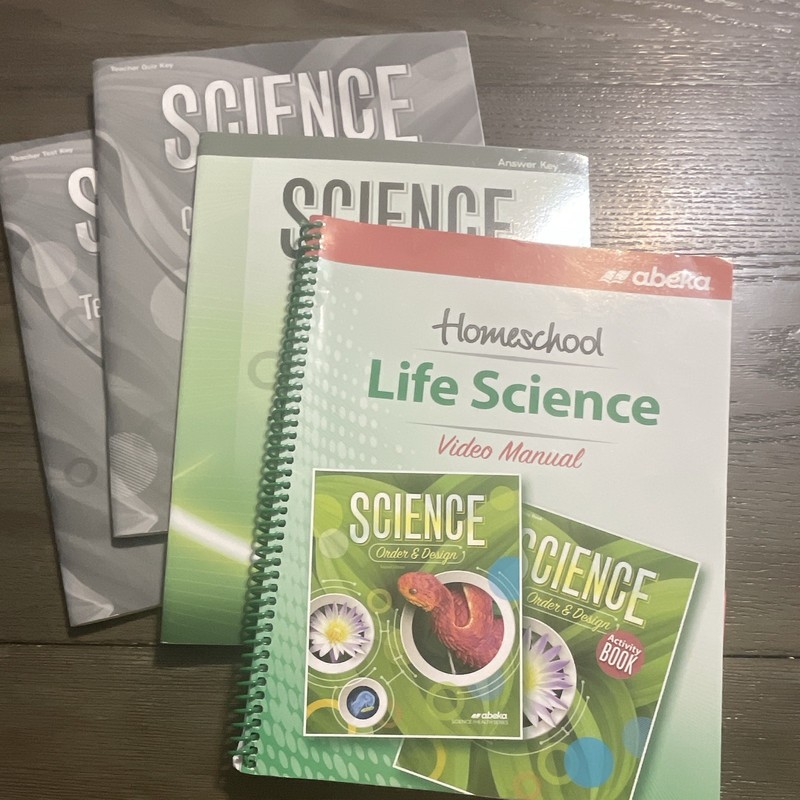 Abeka Science: Order & Design 2nd Ed Video Manual + Answer/Quiz/Test Keys
