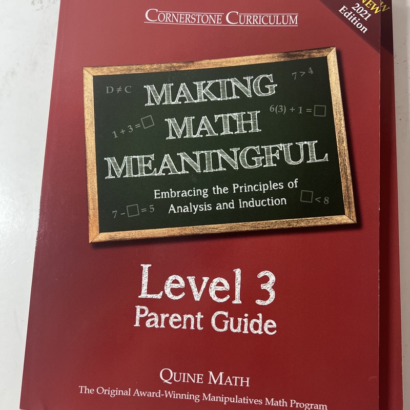 Making Math Meaningful, Level 3, Student workbook And Parent Guide gallery