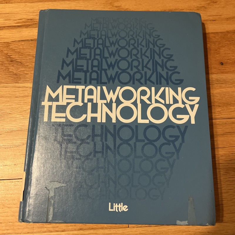 Vintage Metalworking Technology Textbook McGraw Hill Little Book 1977