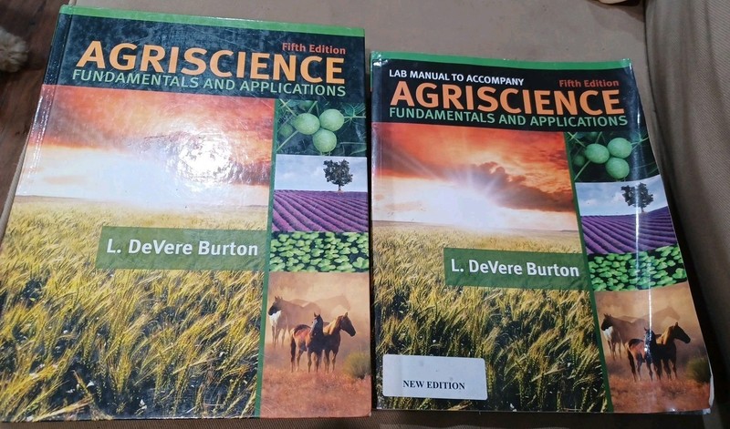 Agriscience: Fundamentals Hardcover, by Burton L. DeVere 5th edition W/ Lab Manu