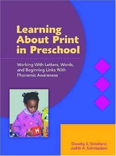 Learning About Print in – Paperback, by Dorothy S. Strickland; – Very Good