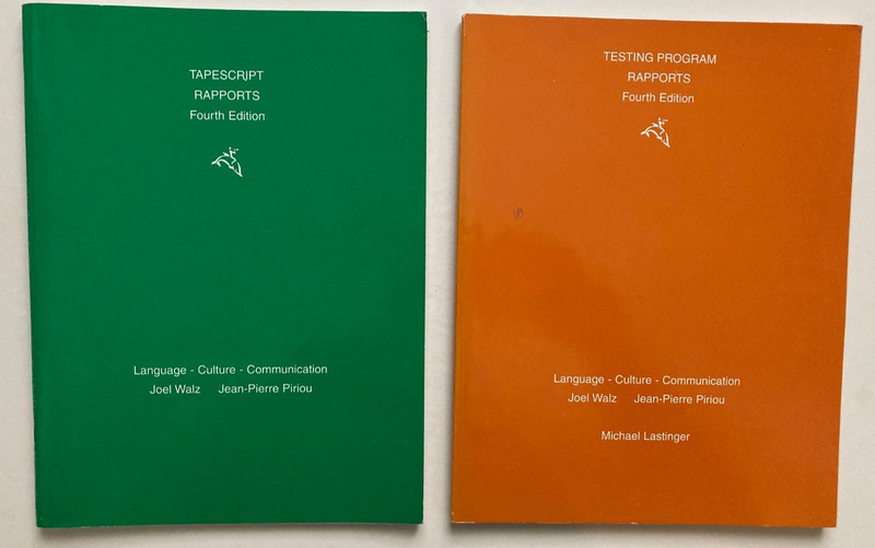 French Language Course Culture Conversation Text & Tests Tapescript Rapports 4E