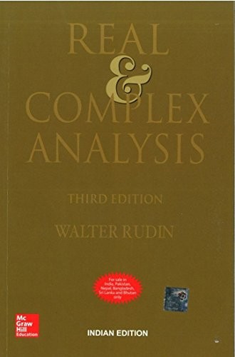 REAL & COMPLEX ANALYSIS By Walter Rudin