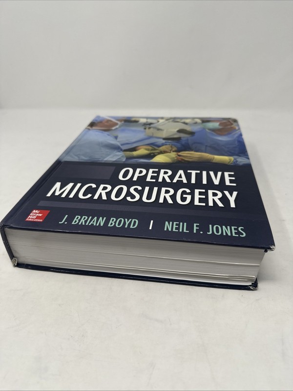 Operative Microsurgery by J. Brian Boyd and Neil Jones (2015, Hardcover) gallery