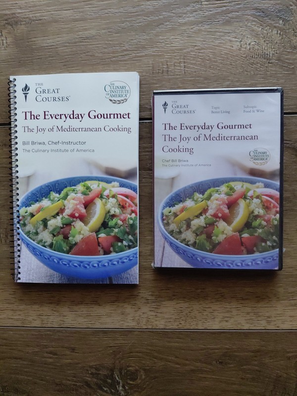 Great Courses DVDs + Book Everyday Gourmet THE JOY OF MEDITERRANEAN COOKING DVD4