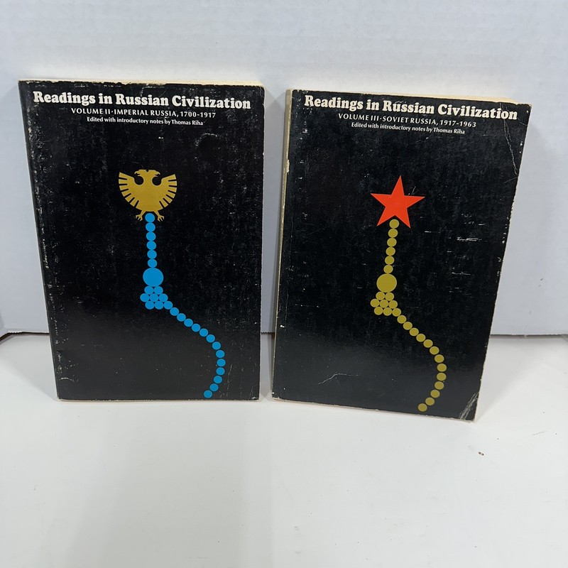 Readings in Russian Civilization, Vols. 2 & 3 Russian Book Lot