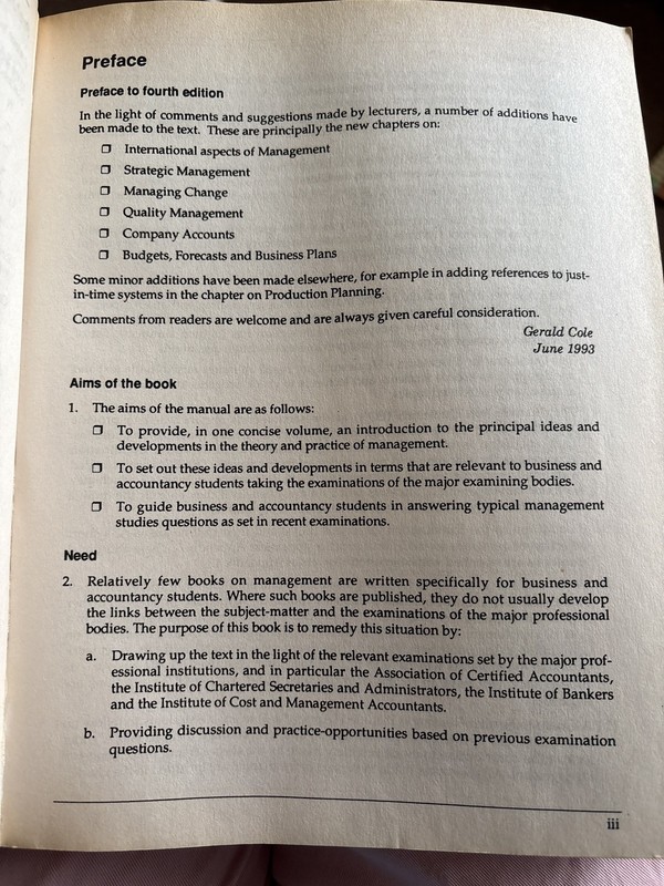 Management Theory And Practice, 4th Edition, G.A. Cole gallery